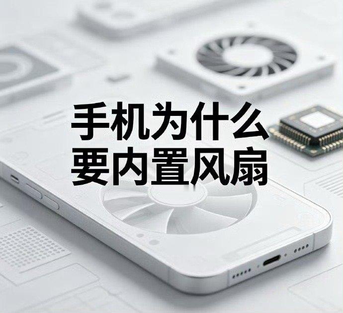 手机为什么要内置风扇 现在手机性能越来越强，玩大型游戏、开高刷的时候，发热真的特