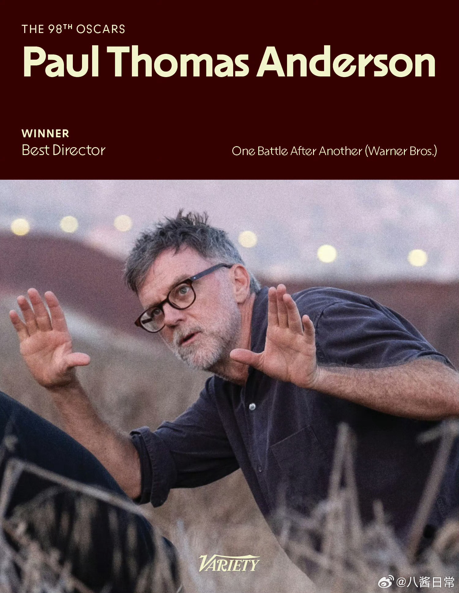 2026奥斯卡获奖名单最佳影片：《一战再战》最佳导演： 保罗·托马斯·安德森《一