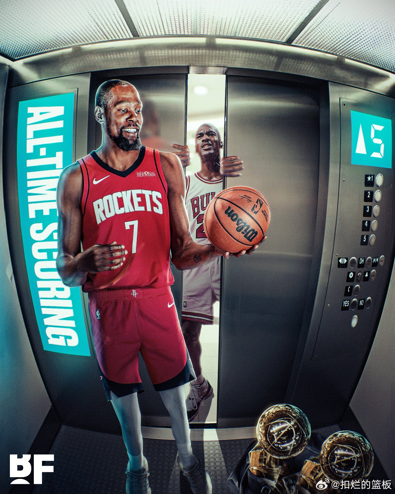 恭喜🎉杜兰特生涯生涯总得分超越乔丹！ 