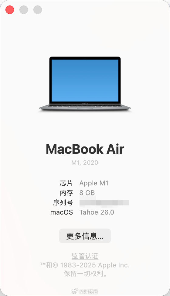 苹果电脑确实耐用啊，2021年8月买的MacBook Air，M1芯片到现在4年