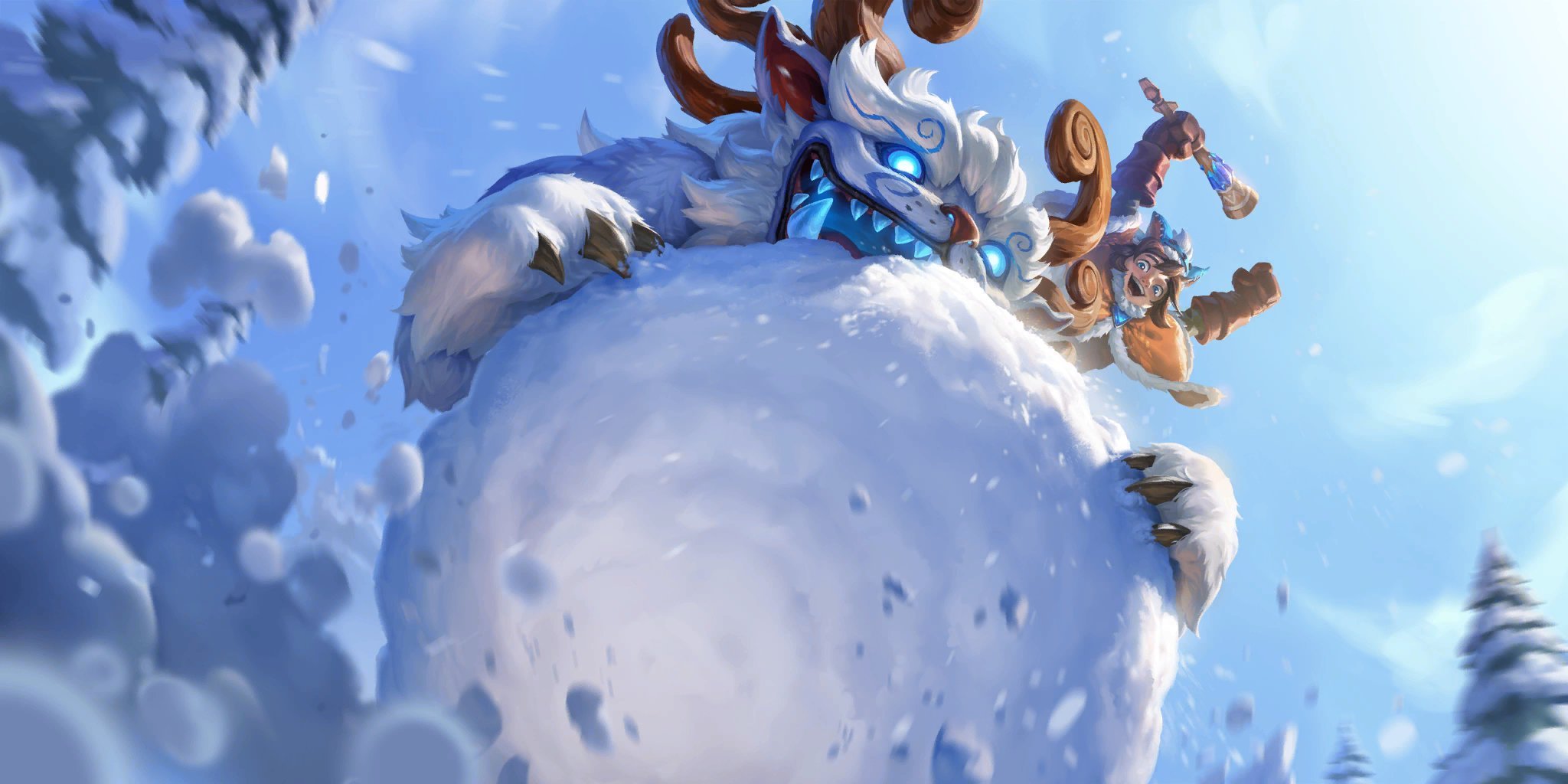 LOR符文之地传说 努努和威朗普相关新原画英雄联盟