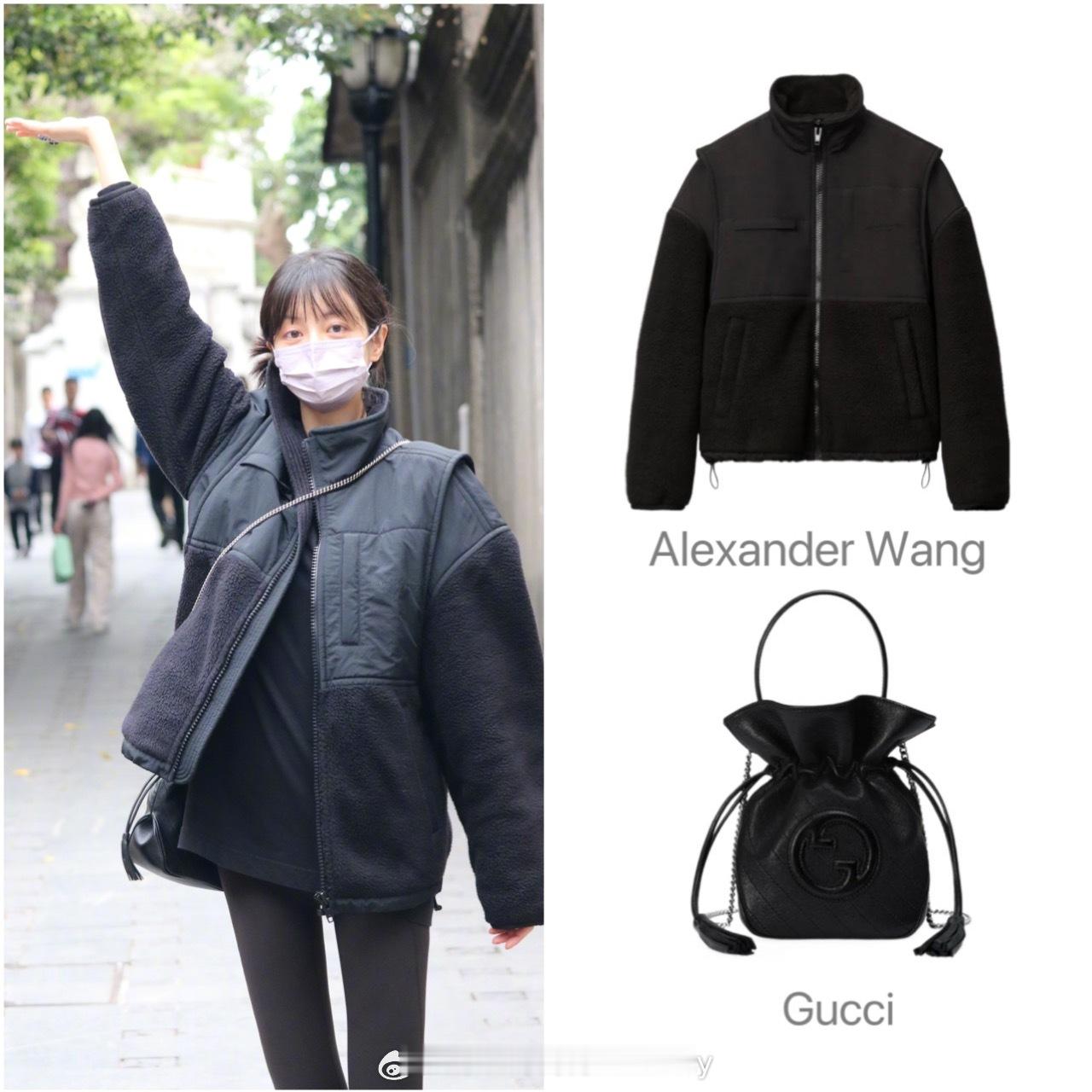李溪芮近日私服解析二则，黑色更显御姐气质！ ​​​