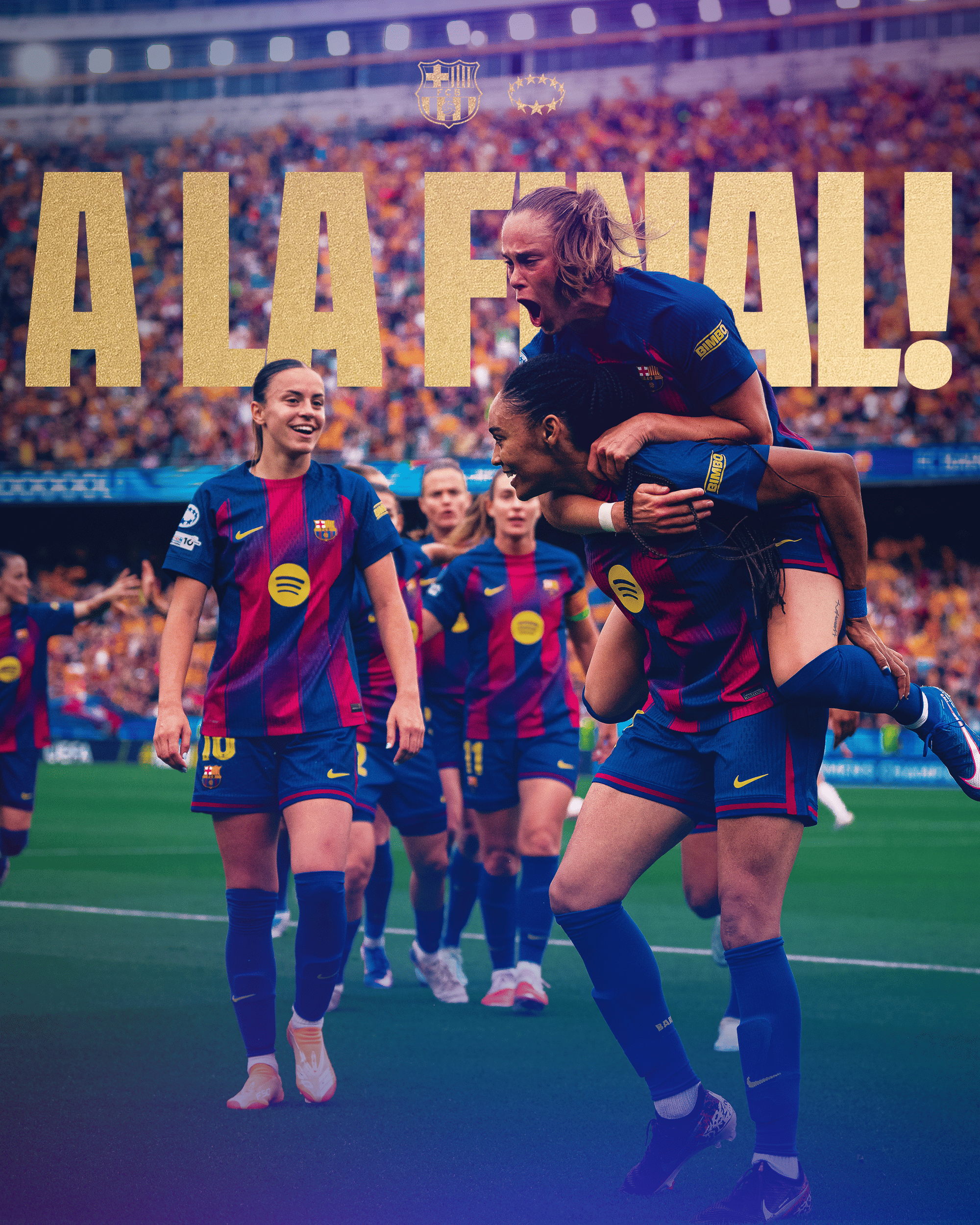 红蓝倩影巴萨vs拜仁⚽️ 女足欧冠半决赛次回合，巴萨坐镇Spotify诺坎普迎战