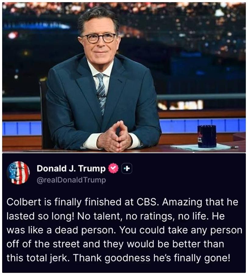 美帝的好几个名嘴，经常靠埋汰Trump来哗众取宠。CBS（哥伦比亚广播公司）的科