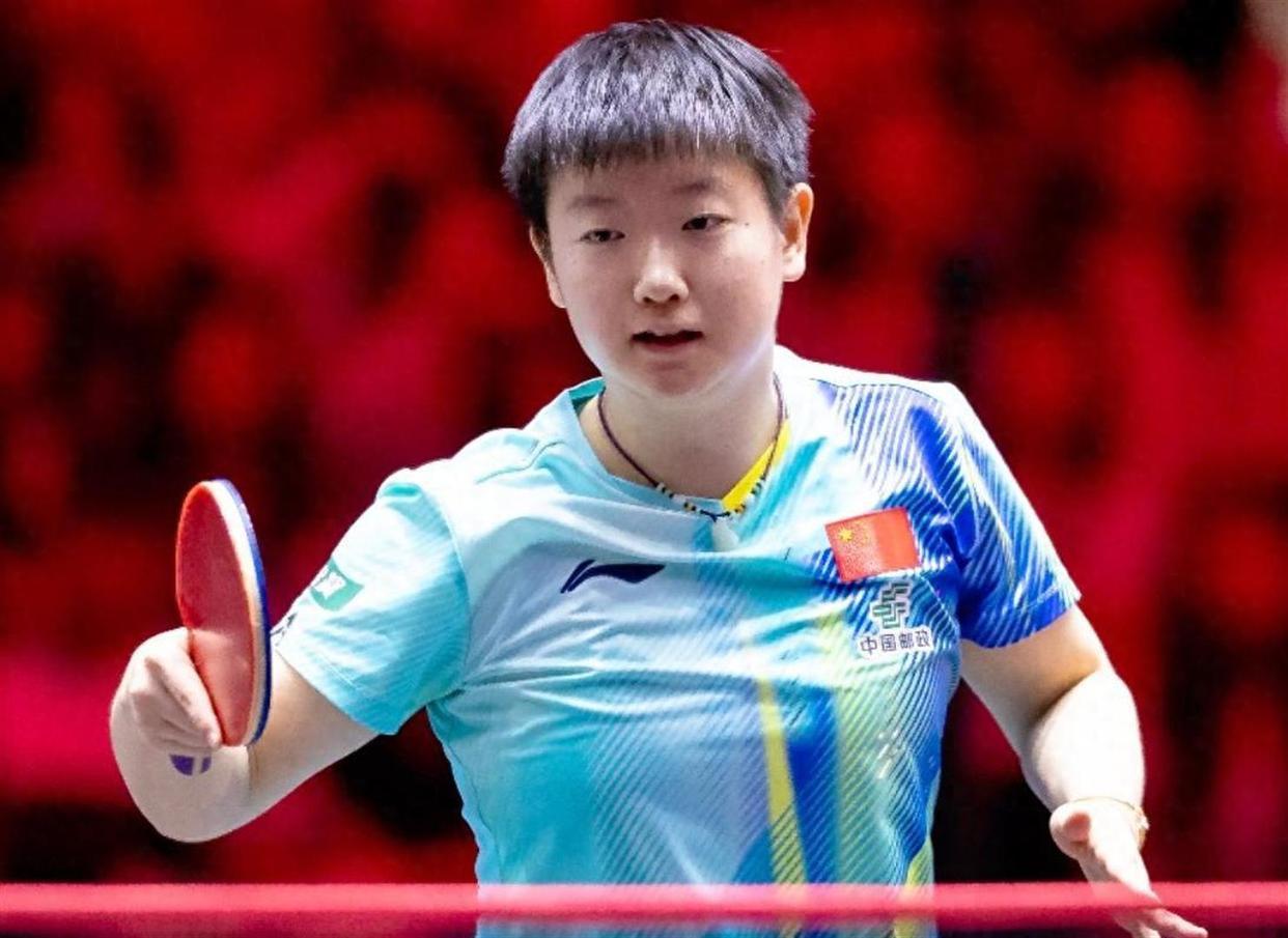 世界乒联官宣，首次用“超级巨星孙颖莎”定义她的地位。

这是官方给现役选手的最高