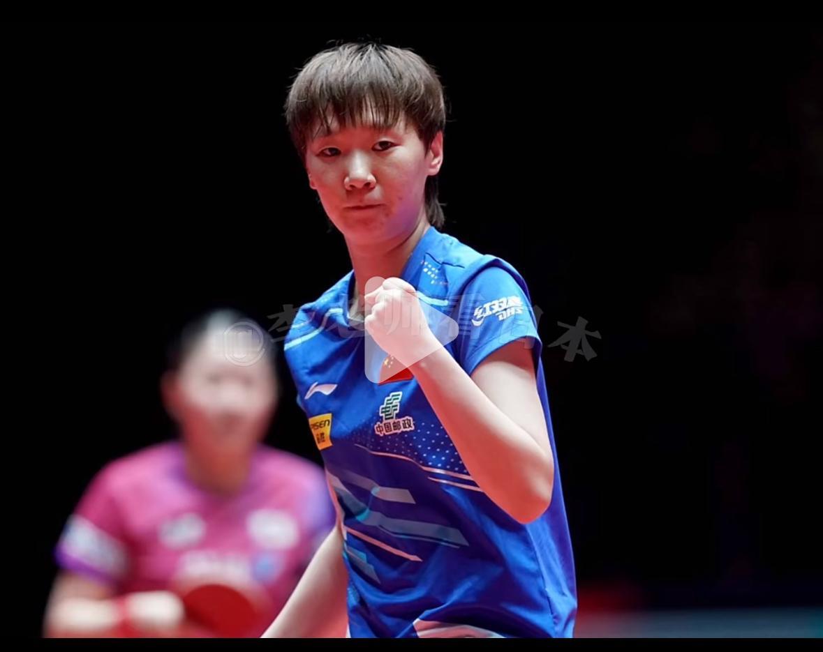 2025年王曼昱对张本美和保持6战全胜的战绩—张本美和有了心理阴影
2025年王
