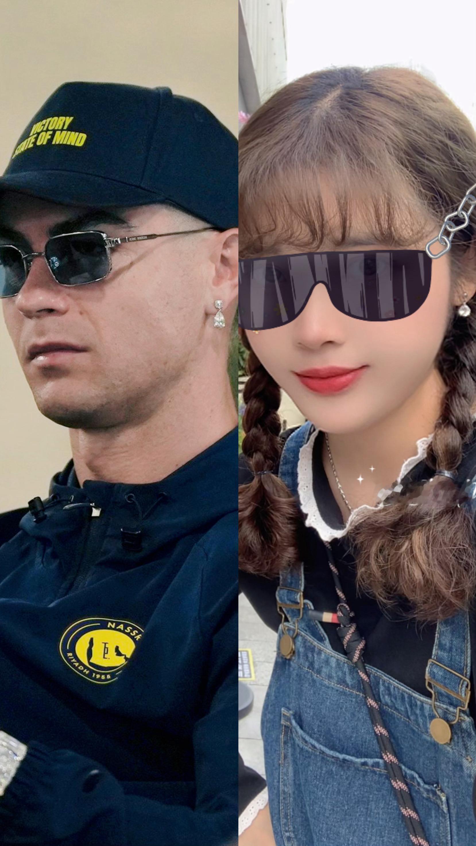 这个C罗“同款”耳环你就戴吧💎💧