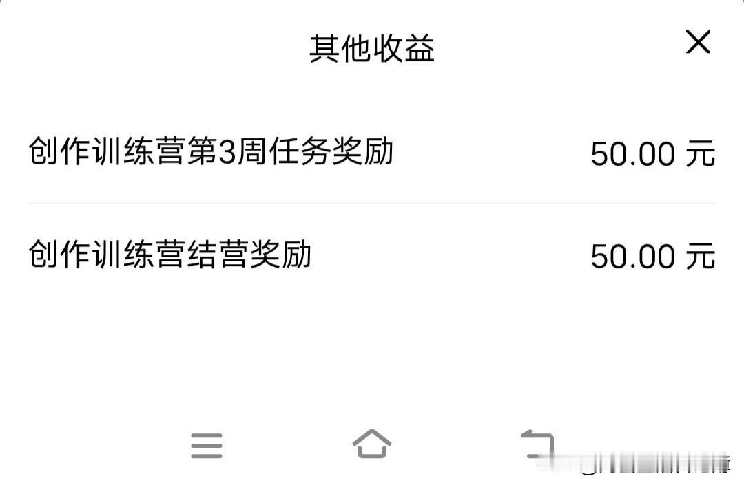 三个星期的努力没有白费，头条平台承诺的奖金全部拿到了，总共130元，虽然不多，但