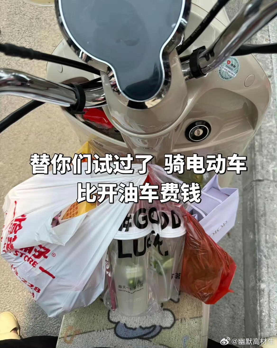 人一旦有了电动车就定型了 是真要加不起油了 