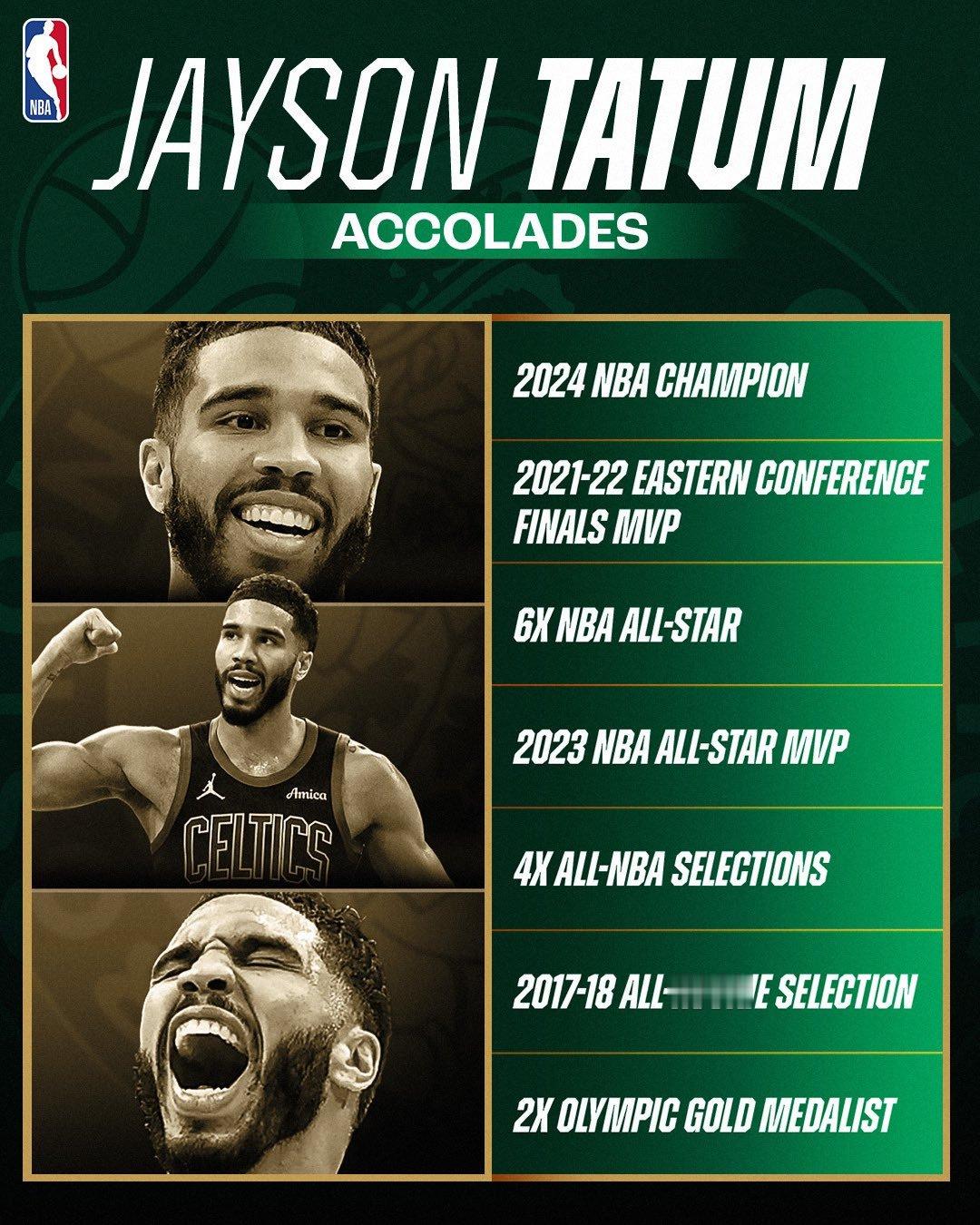 凯尔特人国度  Jayson Tatum's Resume Is Ridicul