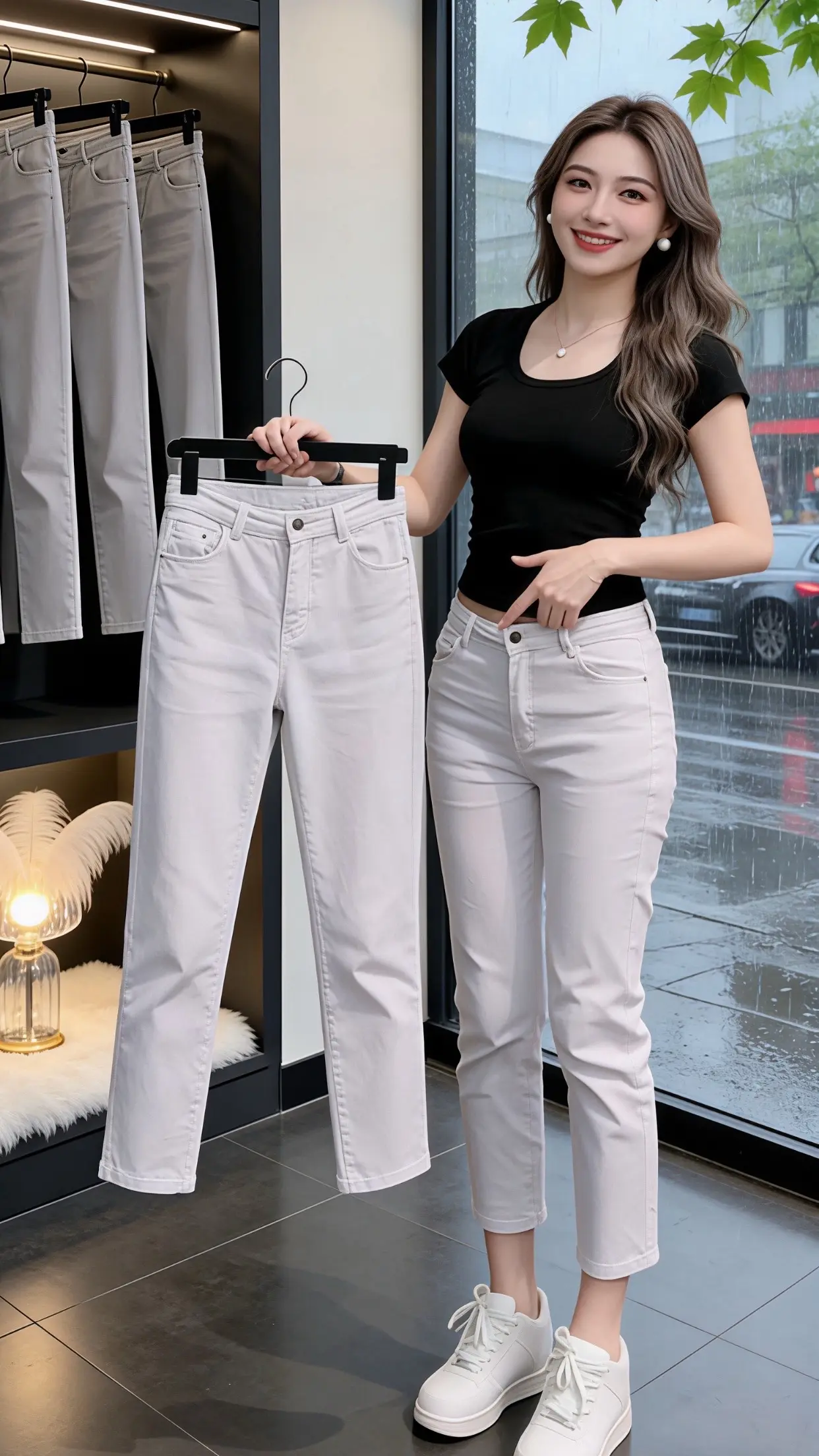 怎么将牛仔裤穿出高级感 显瘦显高显腿长裤子 一条牛仔裤搞定一周穿搭 穿...