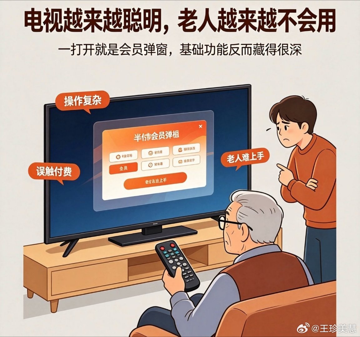 罗永浩怒斥电视机厂商别说老年人用不明白了，我们这些中登有时候也用不明白。电视机的