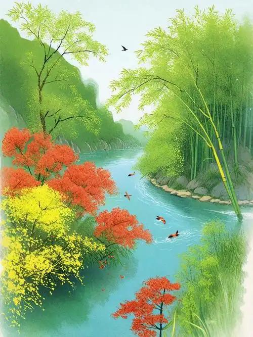 健康智慧对联
雨润东坡杨柳绿，求下联
上联：雨润东坡杨柳绿
下联：风吹北岸桃花红