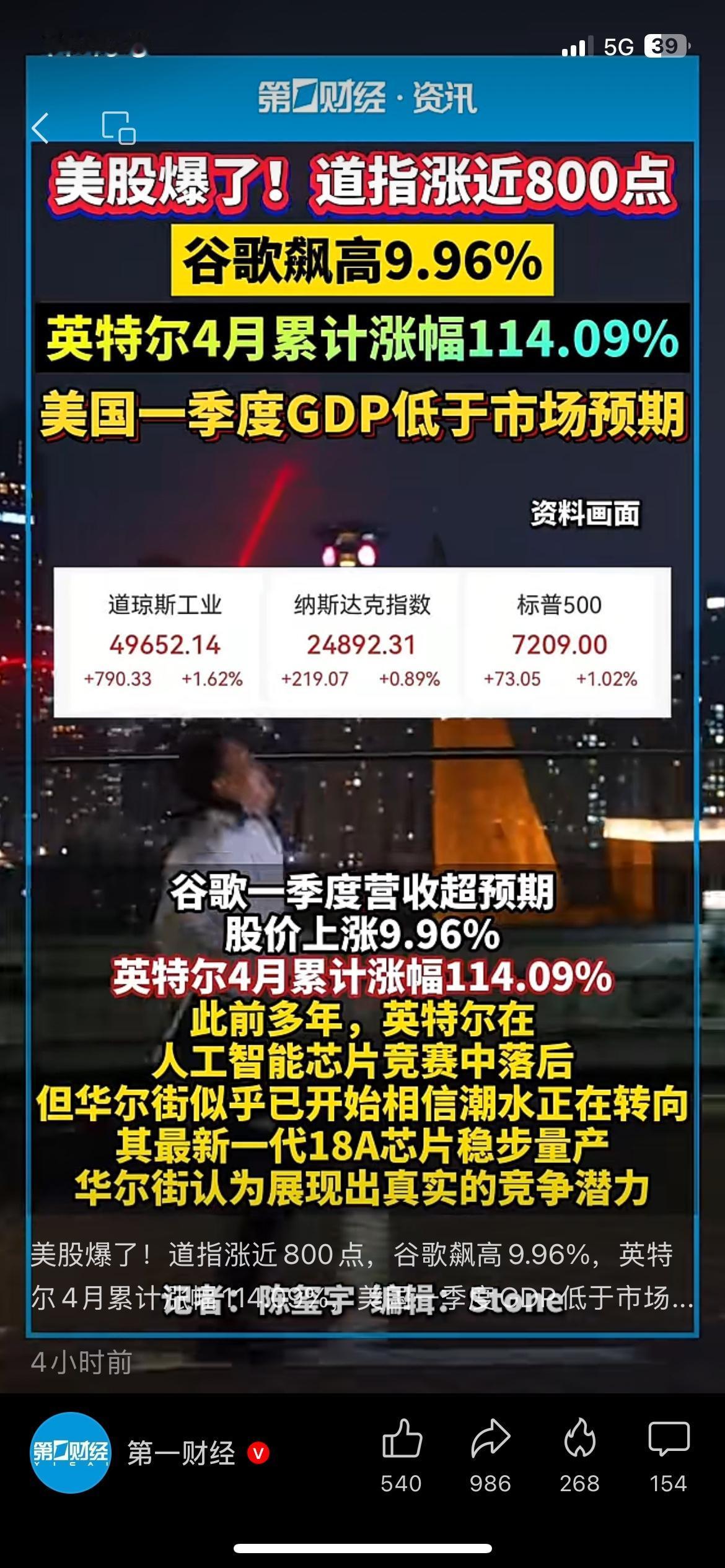 美股突然大涨，普通人别只当热闹看
美股迎来大幅反弹，各大指数集体走高，科技板块带