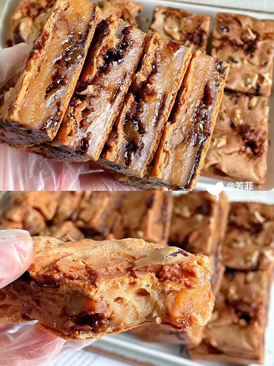 巨巨好吃‼️红糖脆皮烤年糕，搅一搅就能做