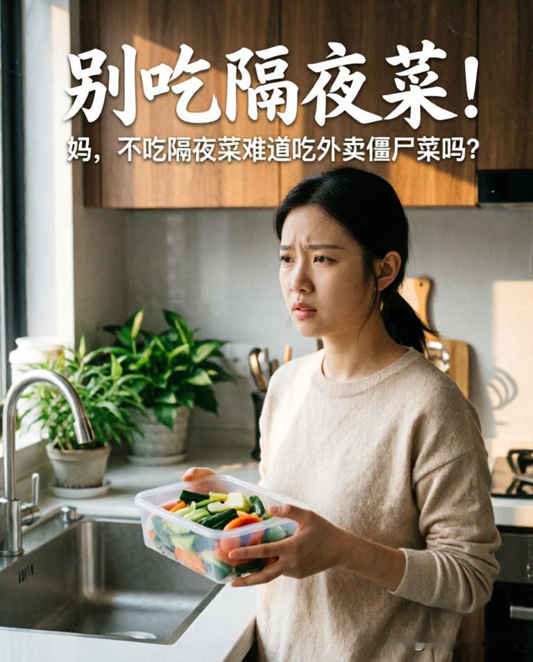 我在网上看到一篇文章，说孩子要带饭，妈妈的“养生说教”模式就开启啦：“你可别前一