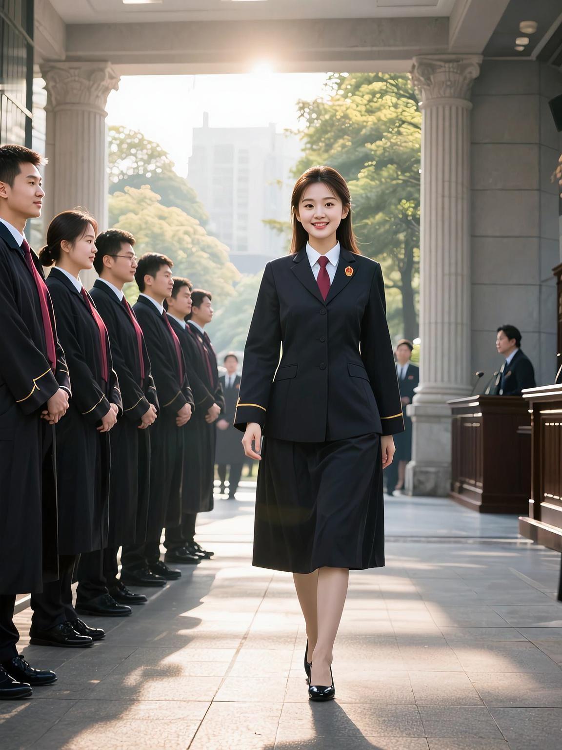 AI清晨逆光大片 抖音ai创作 正装