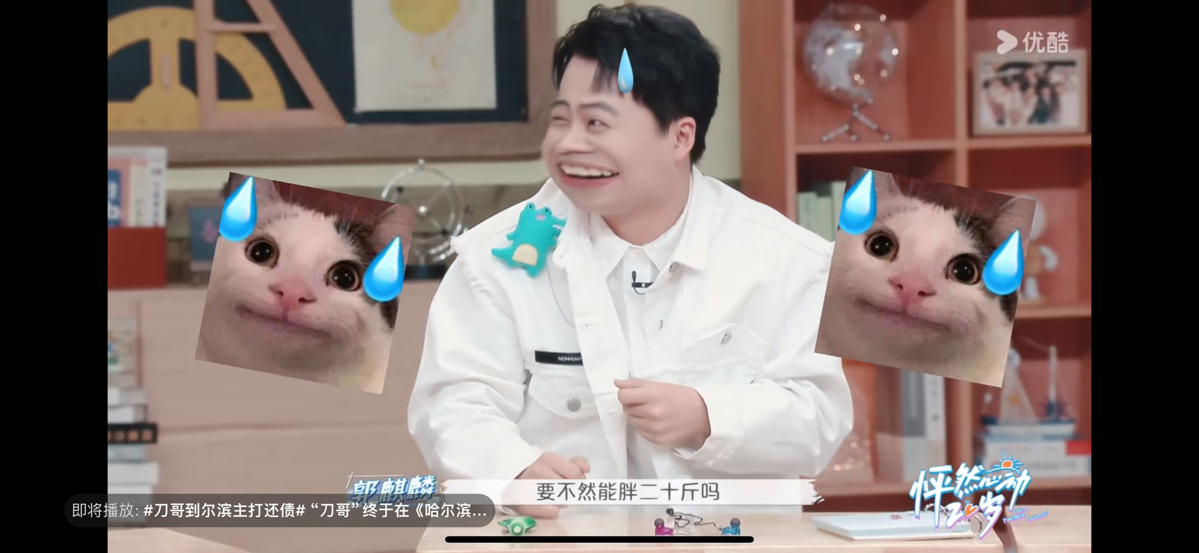 #减肥期是偷感最重的时候#站在屏幕外肚子都笑疼了，我宣布贾静雯跟郭麒麟最佳搭档，