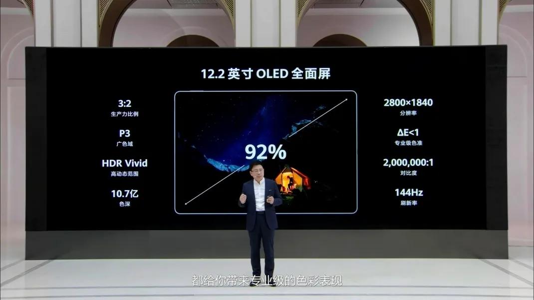 由余承东发布华为MatePad Pro 12.2英寸
可见其重要性与意义
简单做
