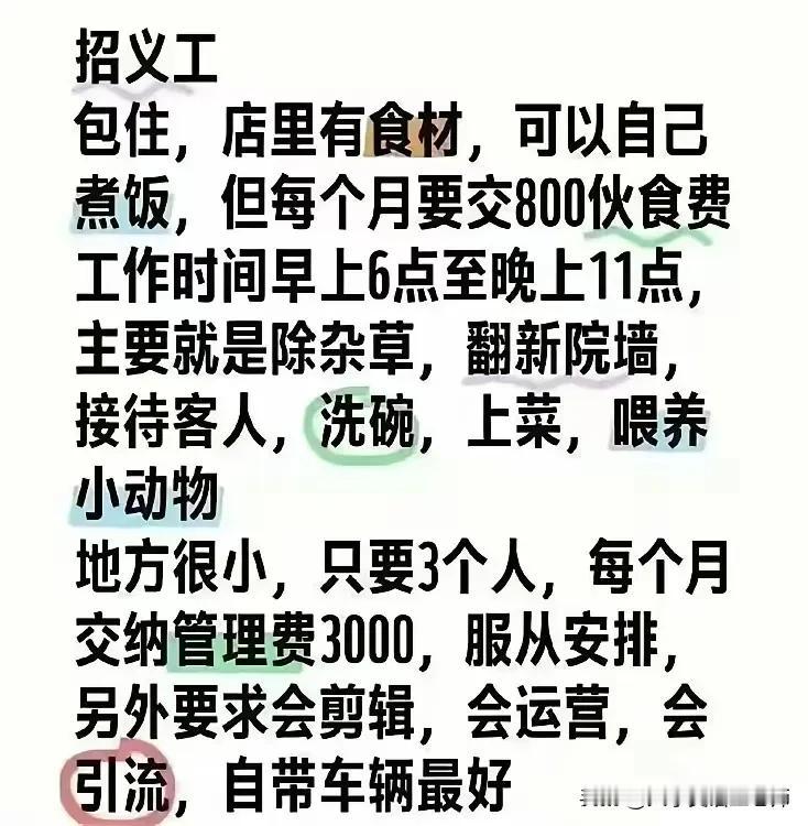 付费打工哪家强？还得看看这家店！自带工资自出办公费用来打工，堪称职场牛马的终极福
