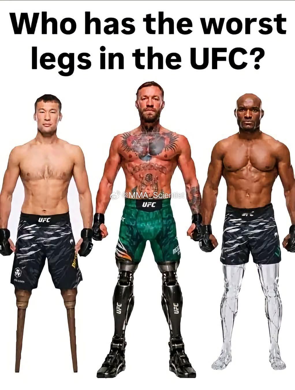 如今UFC选手中谁的腿伤最严重？UFC俄克拉荷马城乌斯曼VS杜普莱西斯