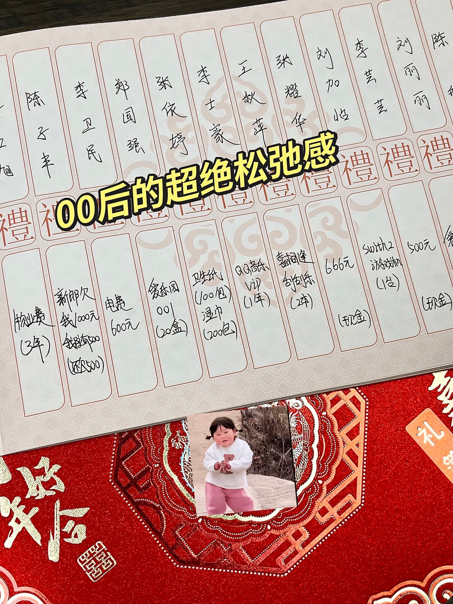 00后结婚随礼现状有多离谱这已经不是一句实用能概括了，全民进入大过日子时代，已经