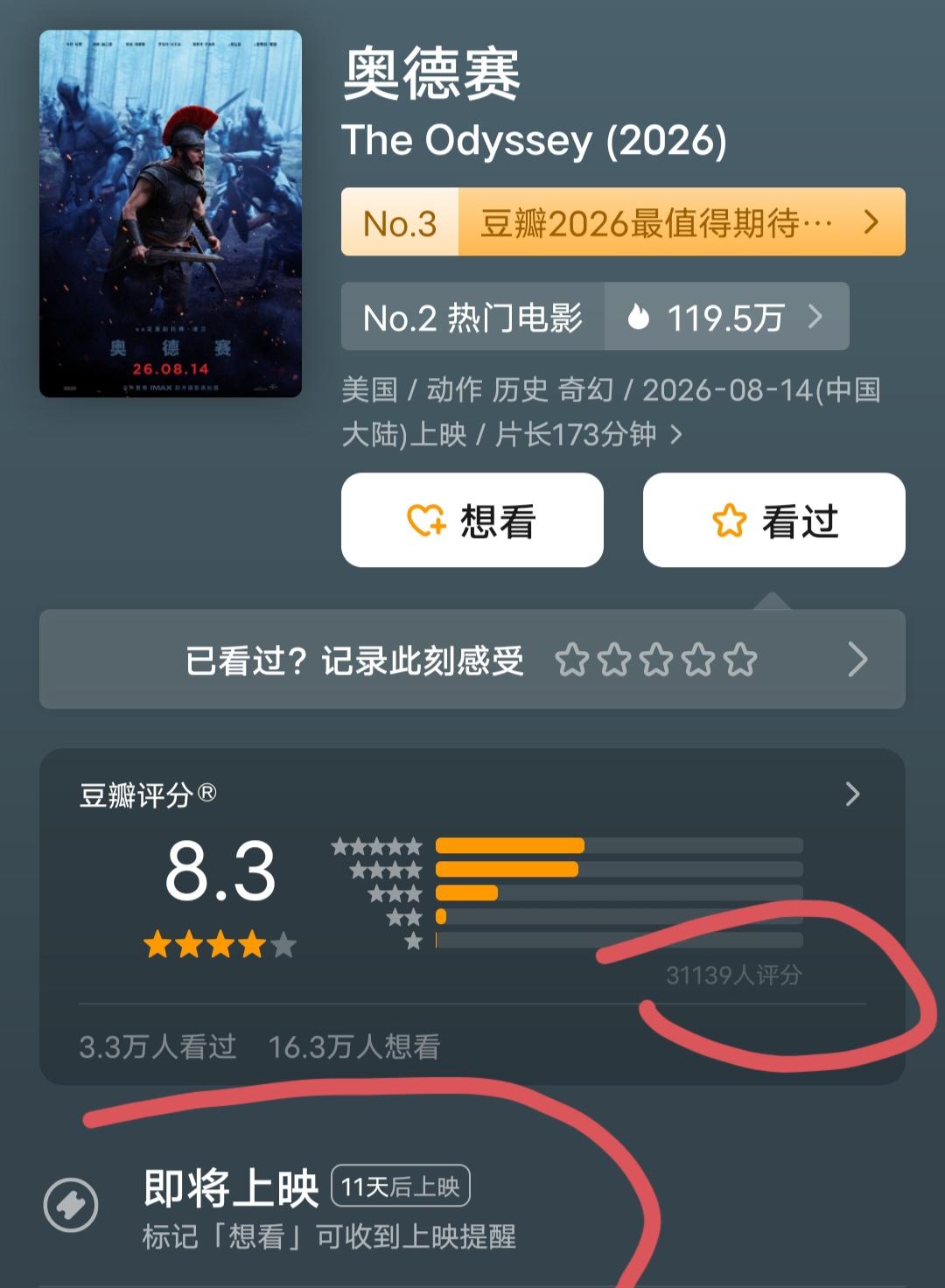 《奥德赛》内地还没上映就大火，但有五个疑问百思不得其解。
1，电影还有10天才上