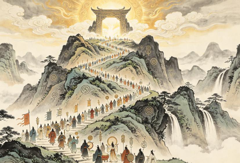 品读《山海经》620——《大荒南经》登备山

原文：
又有登备之山。

解析：