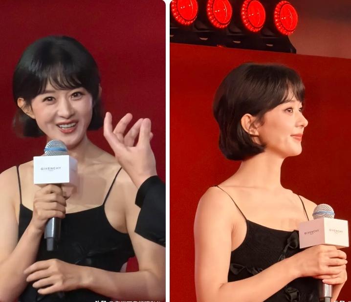 赵丽颖又美回来了，还是当年的清纯，灵动，单纯，美好，这短发也只有小骨能驾驭的了，