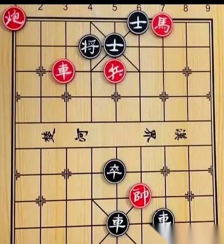 这盘棋，黑棋已经把刀架在了红帅的脖子上。
黑卒堵门，卡死咽喉。霸王车横在宫心，下
