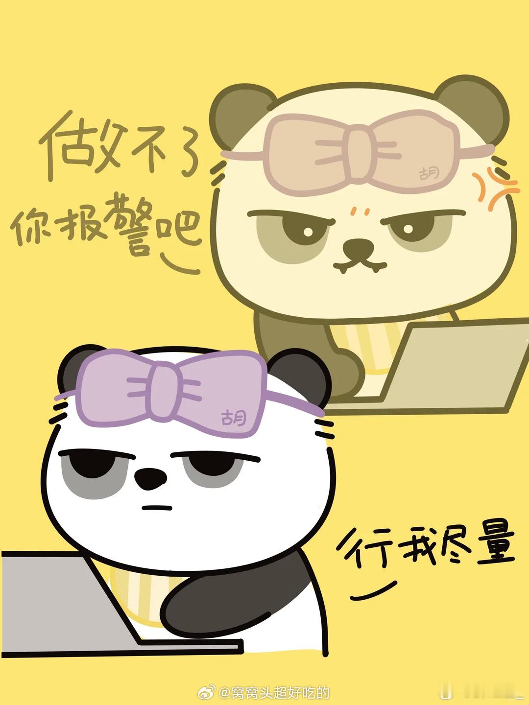 独家解锁高能量熊猫的一天 高能量熊猫的一天，看胡胡活力满格营业，猛萌切换的熊猫日