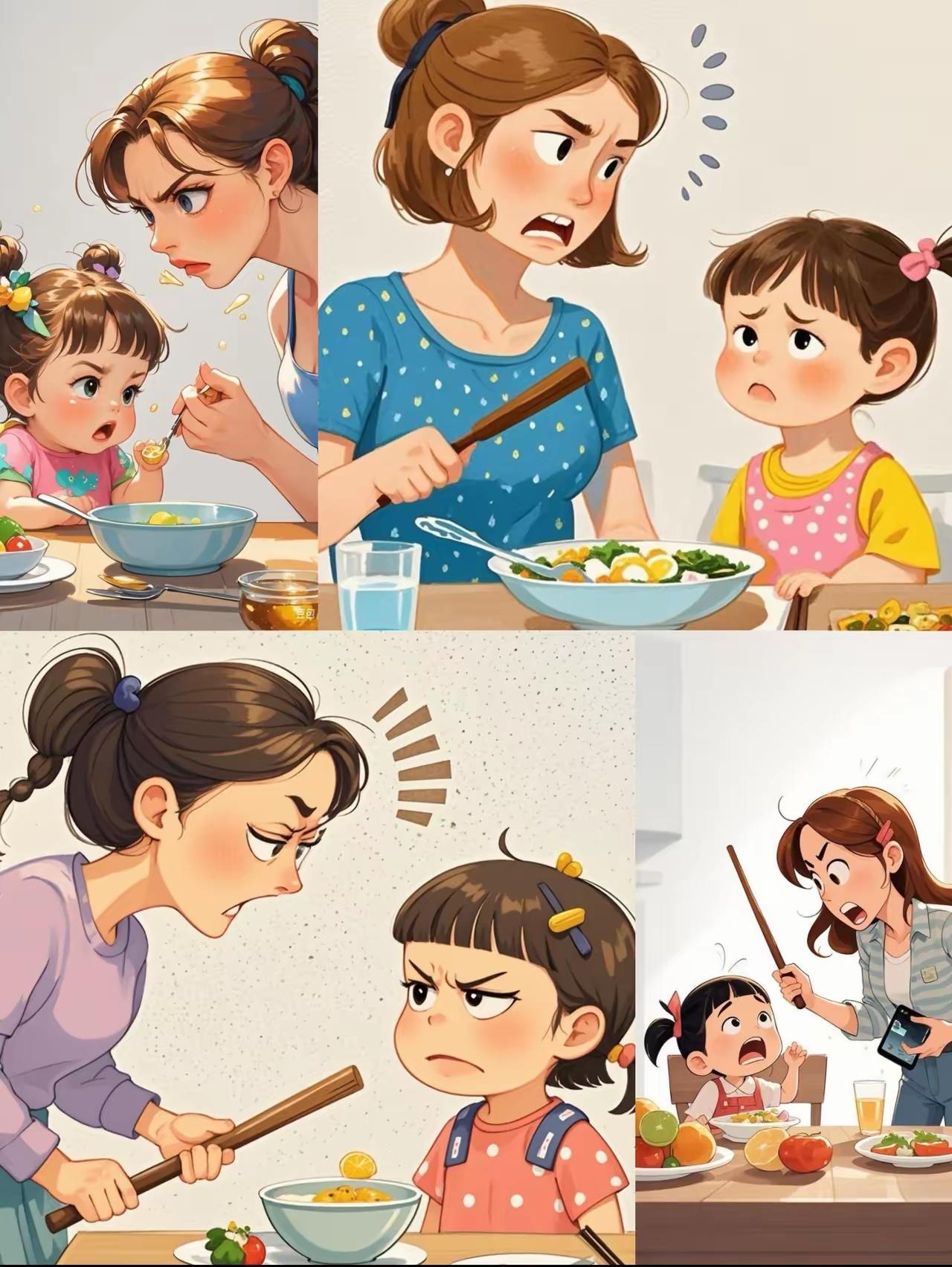 发现一个奇怪的现象：
你吼了孩子，
孩子敢顶嘴，
说明你们亲子关系还有救；
如果