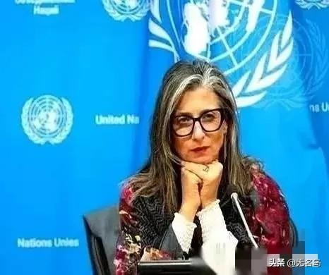 联合国里，终于来了个狠人。
一个叫阿尔巴内塞的女人，当着全世界的面，把一份报告直