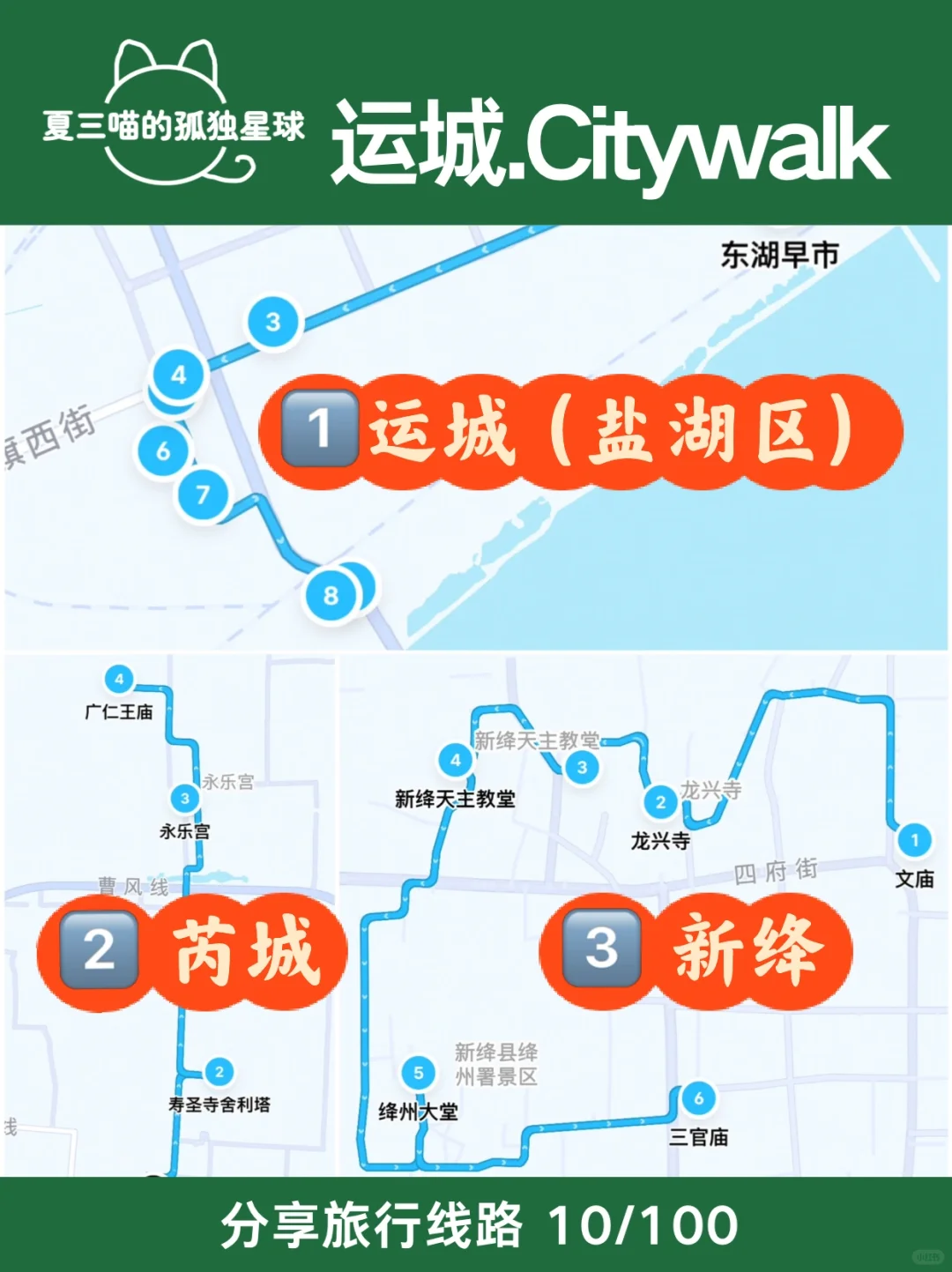 除了大同，山西最适合Citywalk的是运城‼️