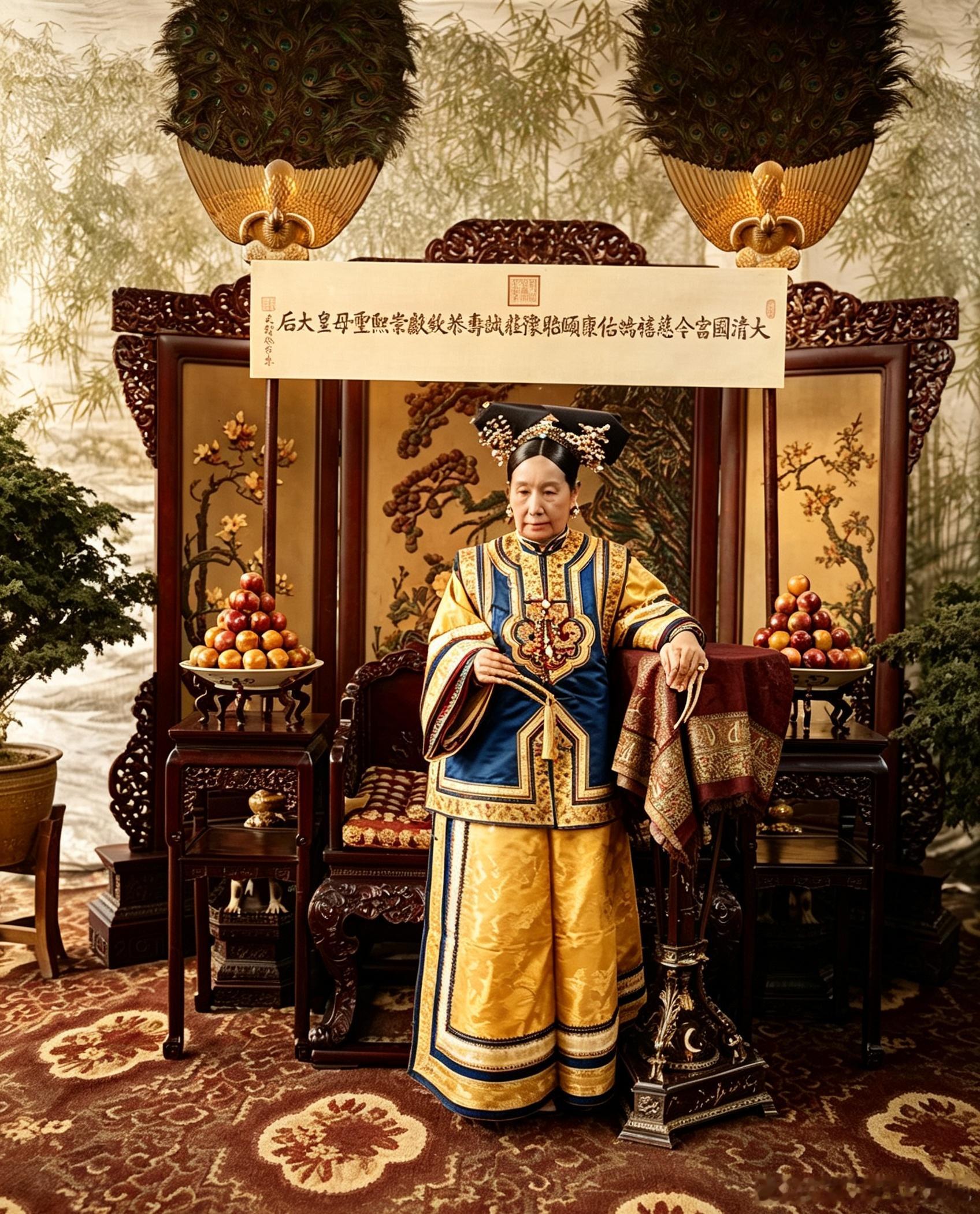 1894 年，真是个拧巴的年份。外面中日两国剑拔弩张，海面上随时可能开战；宫里慈