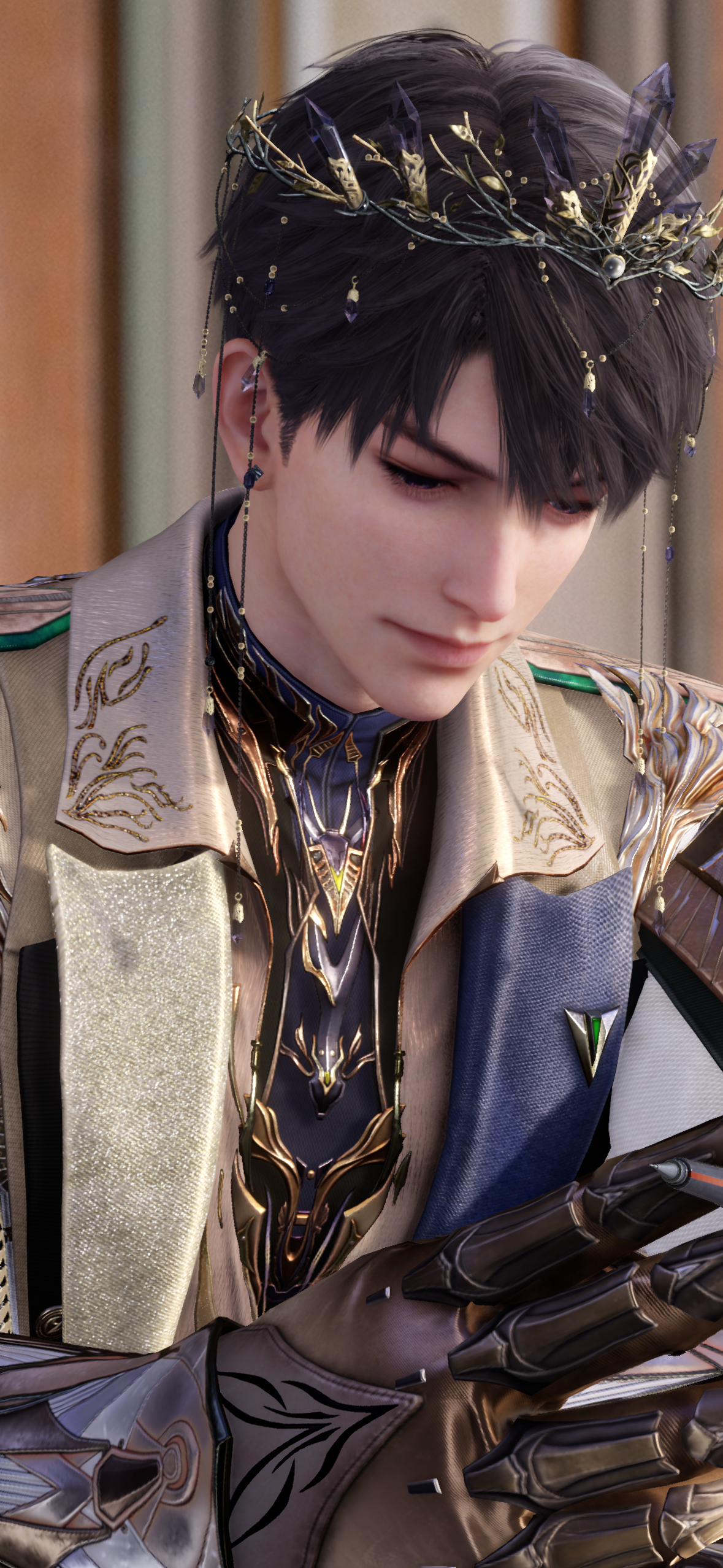 偷看统帅老公工作被抓包，哥哥你睫毛好密好长🥺 