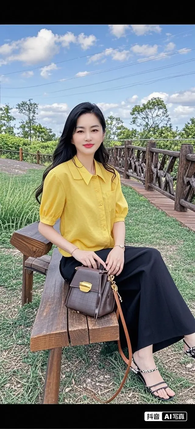 穿搭  穿出高级感氛围  田园风光无限好