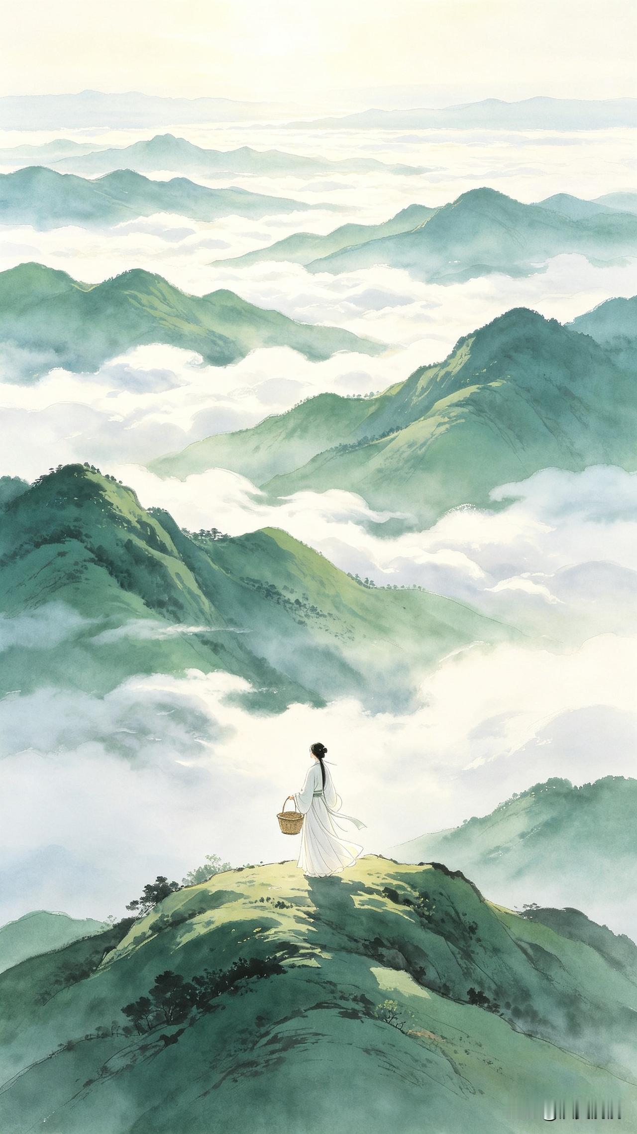 《青山在，夕阳红，几度春秋；知我忧，谓我求，谁解心头；浮生梦，红尘客，何事不休；