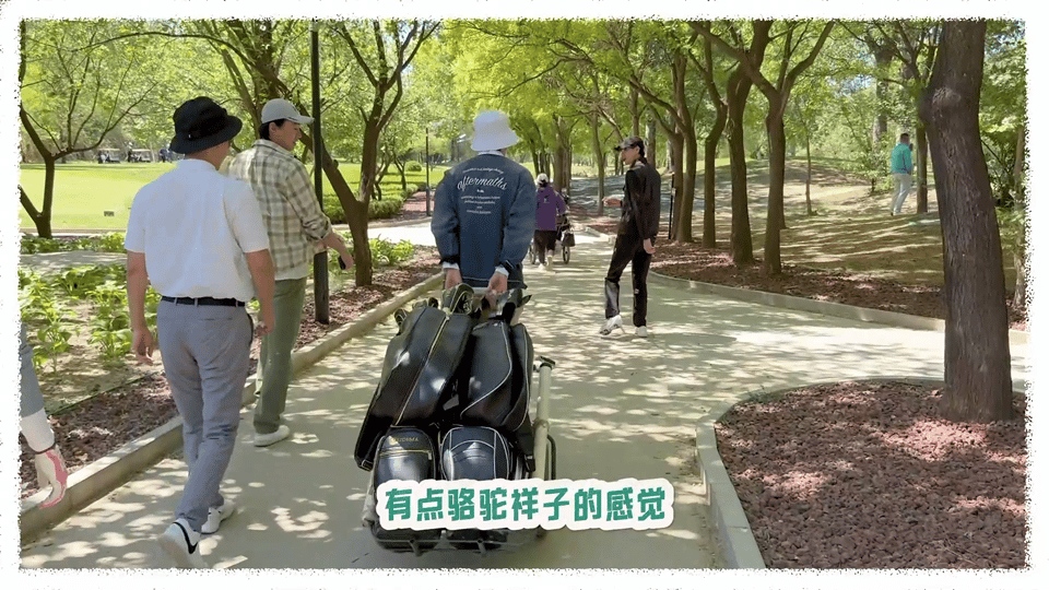 高伟光在高尔夫球场赚运动步数 高伟光打高尔夫也太拼了！4小时全程暴走，挥杆超利落