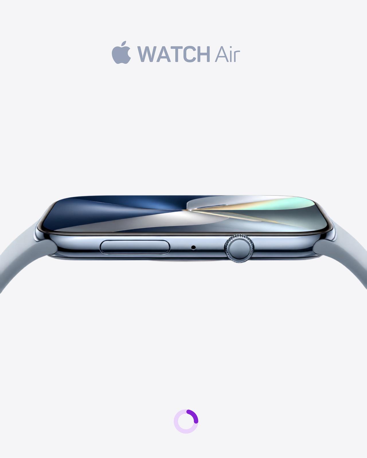 真的漂亮！苹果手表也要Air了！
看网上说Apple Watch也要出Air了，