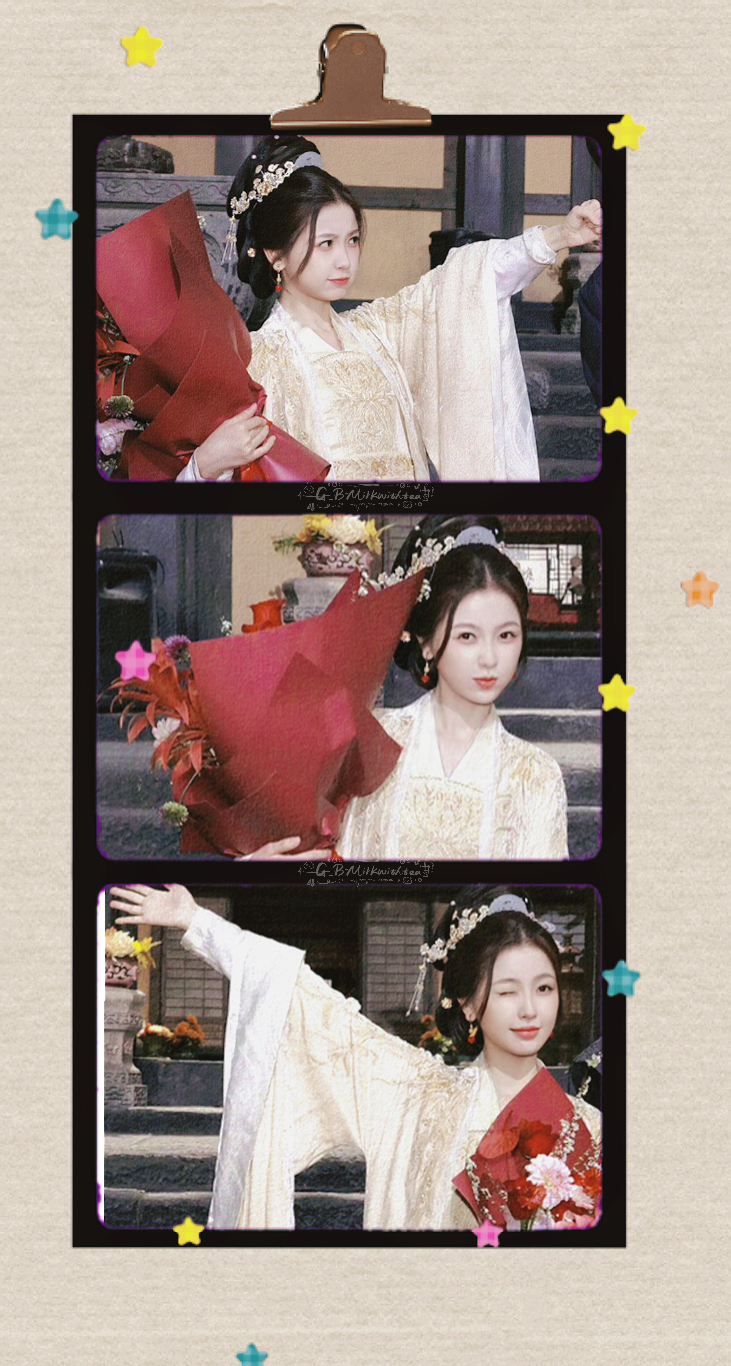 主母的杀青三宫格萌！！！虞书欣云初 ｜云初令