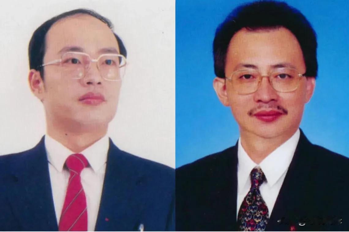 韩国瑜和柯建铭两人都是1993年当选民意代表，两人31年前的“同窗照”近日掀起热