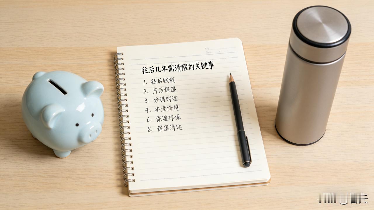 往后几年需清醒的关键事
 
往后几年，普通人要认清几件事：钱要实实在在存，账户数