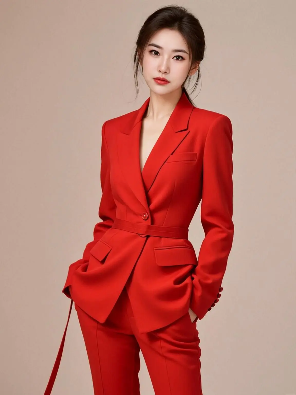 AI正红飒爽照 ai创作