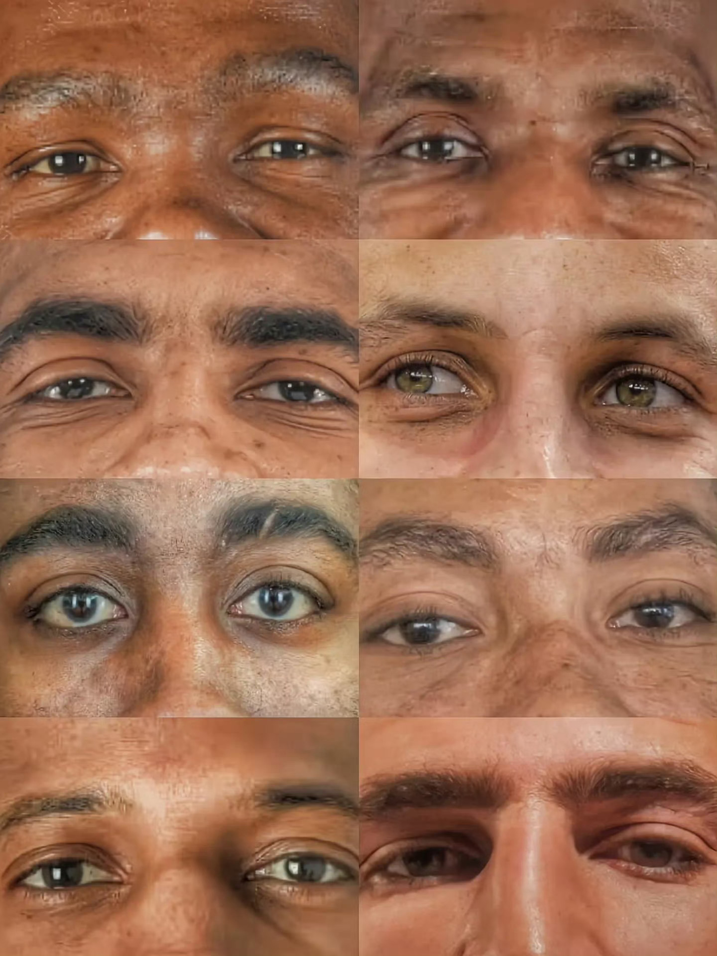 你能认出来几个？我只能看出来库里（右第二行）和哈登（左第三行）