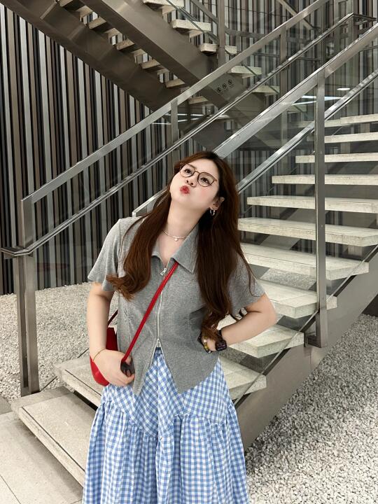 微胖穿搭|🫐啊啊夏日休闲好舒服！简单显瘦～