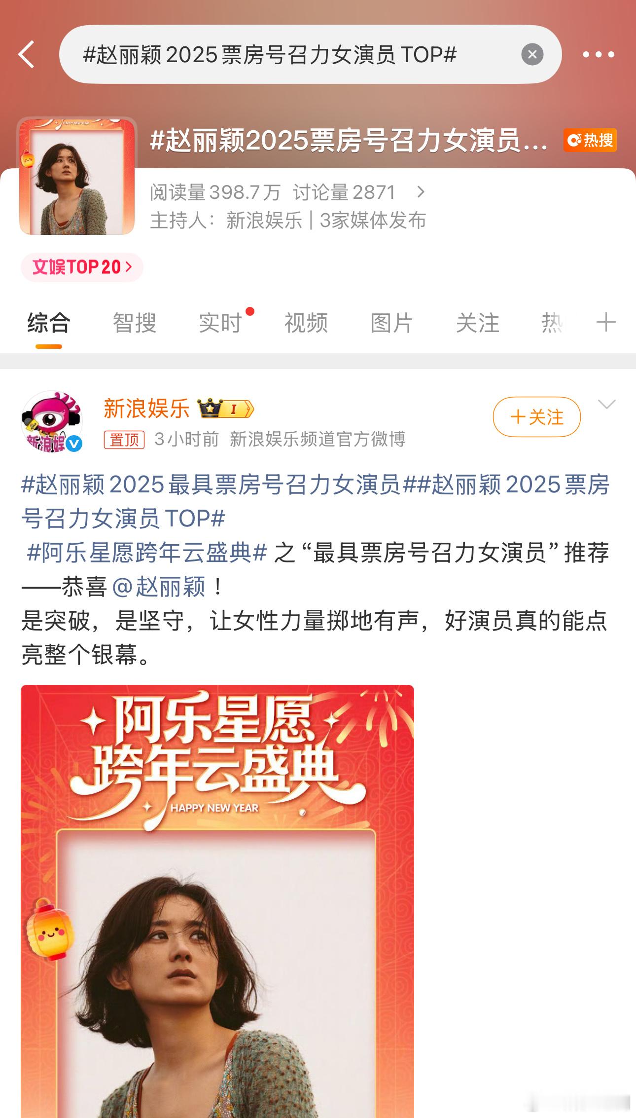 电影行业变量哈哈哈哈哈哈哈，笑🐭了赵丽颖2025票房号召力女演员TOP