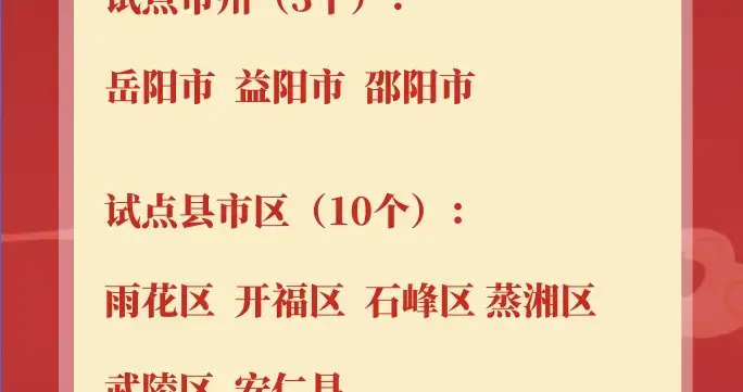 全省试点！益阳这些地区和学校入选→