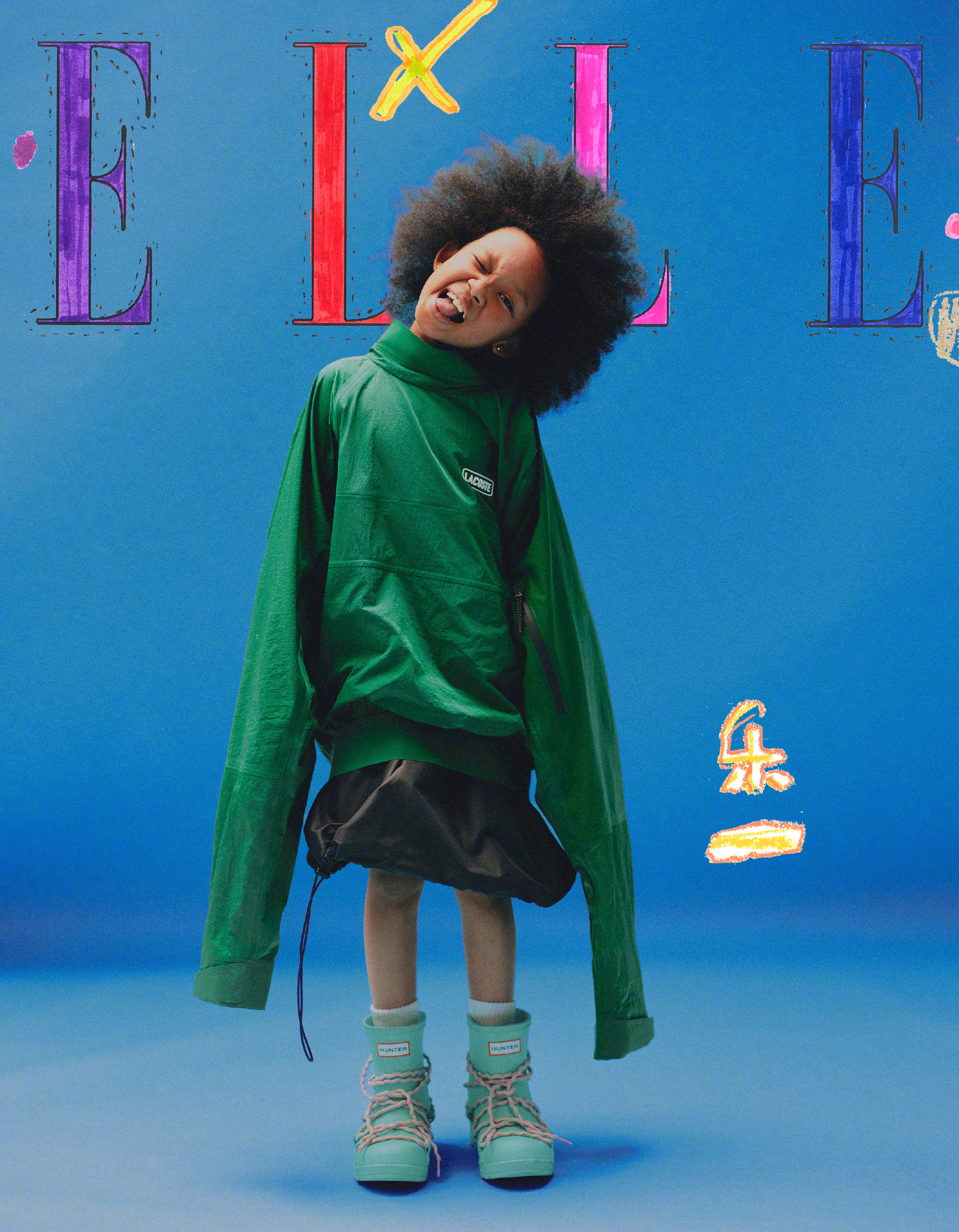 ELLE 儿童节大片，扮时髦的小孩们。祝大朋友和小朋友们六一快乐，永葆童心。摄影