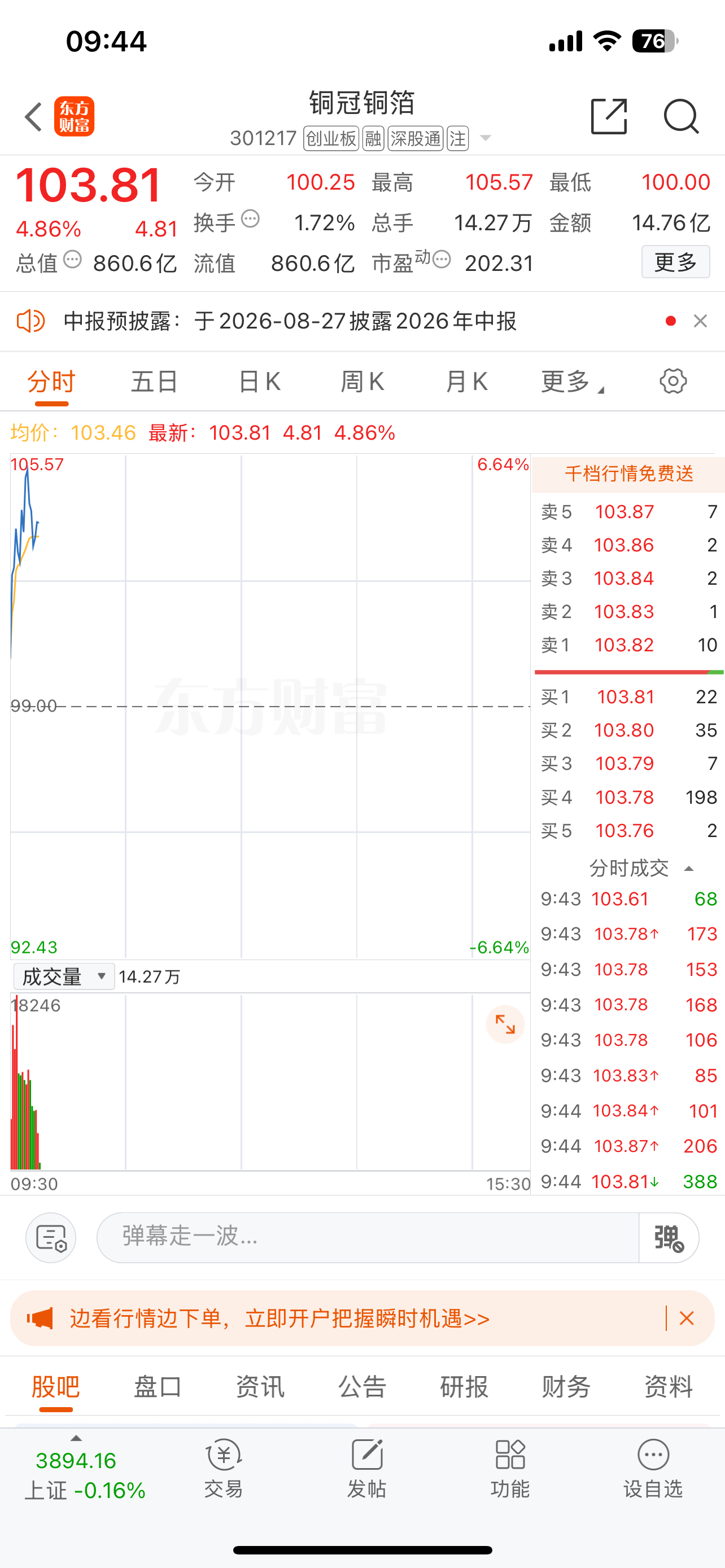 铜冠铜箔 301217随后补逻辑 